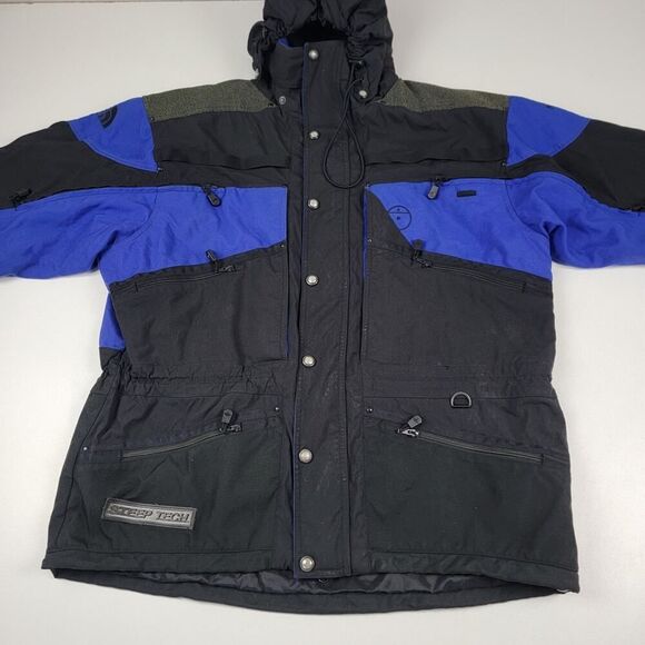 The North Face Steep Tech Scot Schmidt Blue Full Zip Snowboard Jacket Mens 2XL - Picture 3 of 14